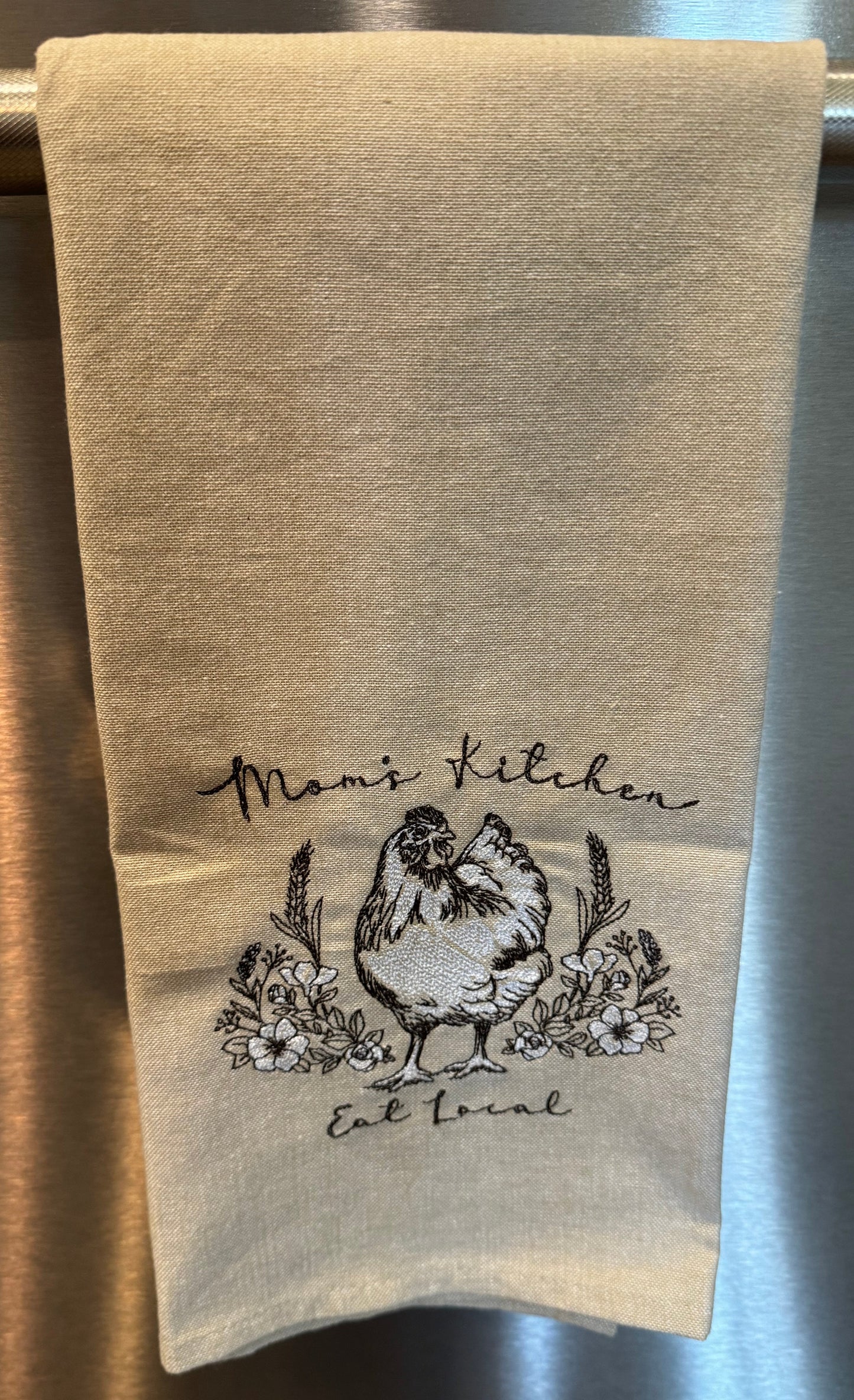 Mom's Kitchen Eat Local Towel