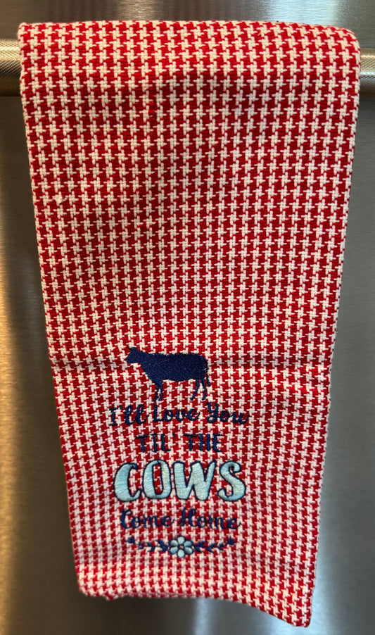 Cows Come Home Kitchen Towel